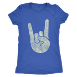 Rock On Horns Hand Symbol | Womens Shirt