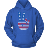 USA Flag Big Peace Sign