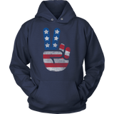 USA Flag Big Peace Sign