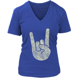 Rock On Horns Hand Symbol | Womens Shirt